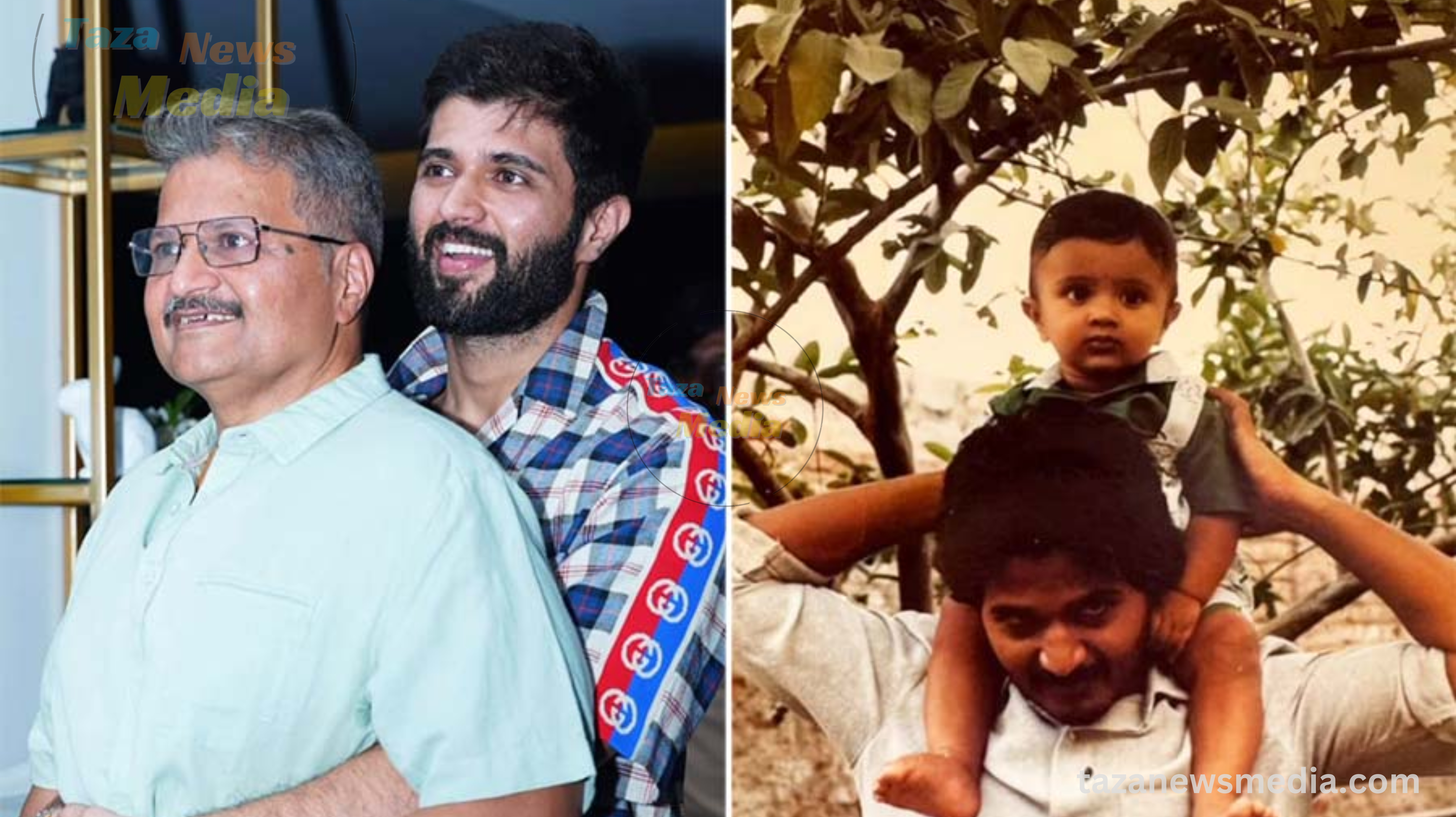 Father Govardhan Rao is honored by Vijay Deverakonda before the premiere of The Family Star: "My star, my hero"